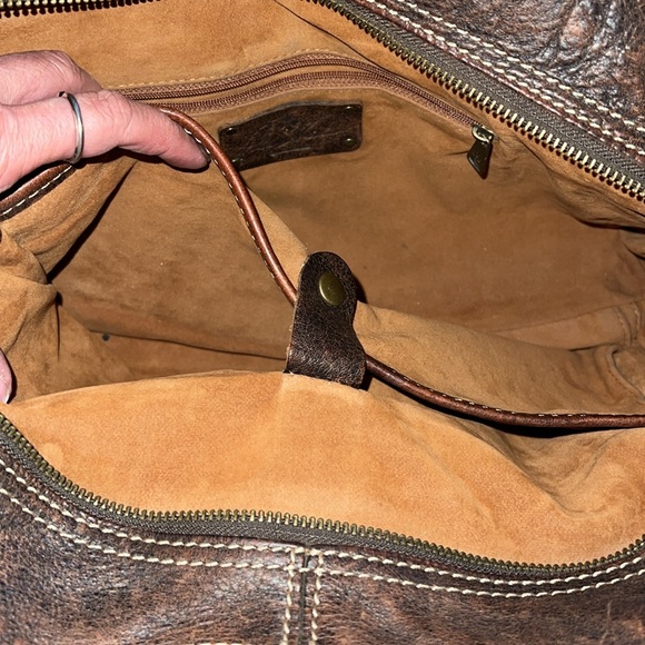 Patricia Nash Ergo satchel with metal studded detail. - Picture 9 of 14